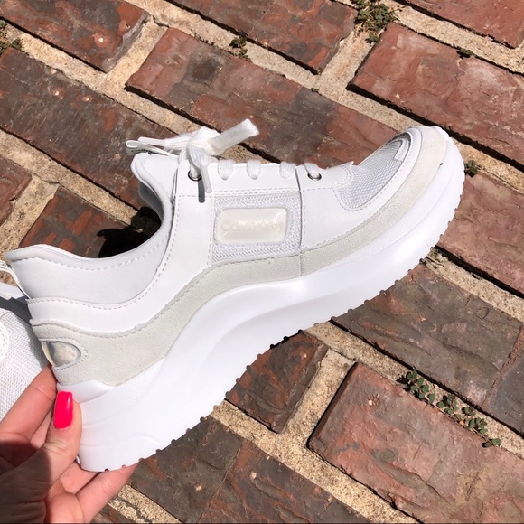 Calvin Klein Shoes - NWOT Calvin Klein Ultra Neoprene All White Sneaker